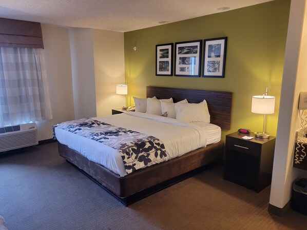 Desk, blackout curtains, iron/ironing board, free cots/infant beds