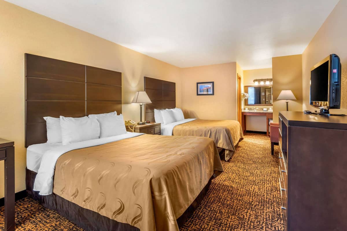 Standard Suite, 2 Queen Beds | Premium bedding, pillow-top beds, desk, blackout curtains