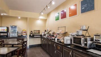 Free buffet breakfast