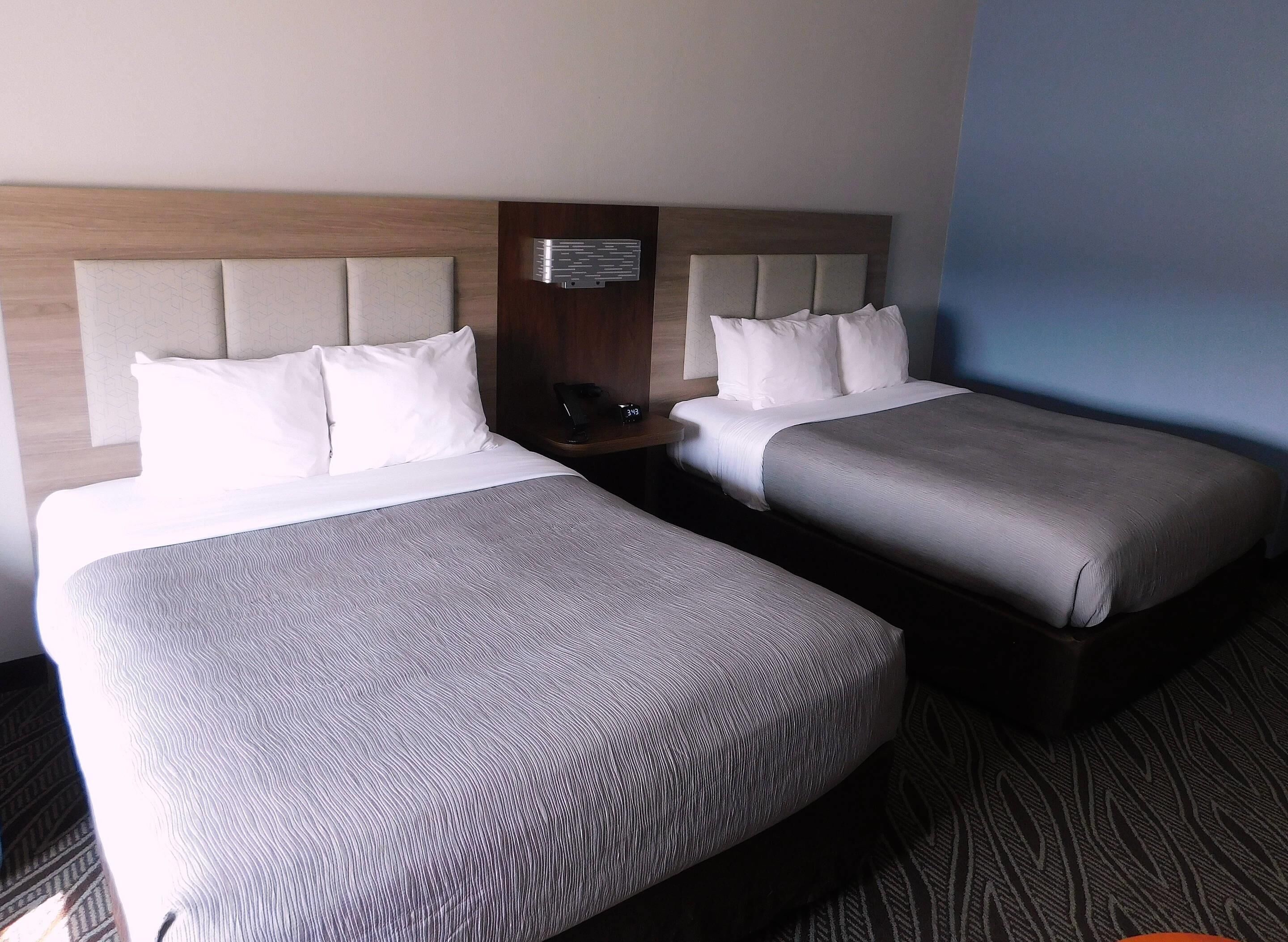 standard room, 2 queen beds | desk, iron/ironing board, free wifi, bed sheets