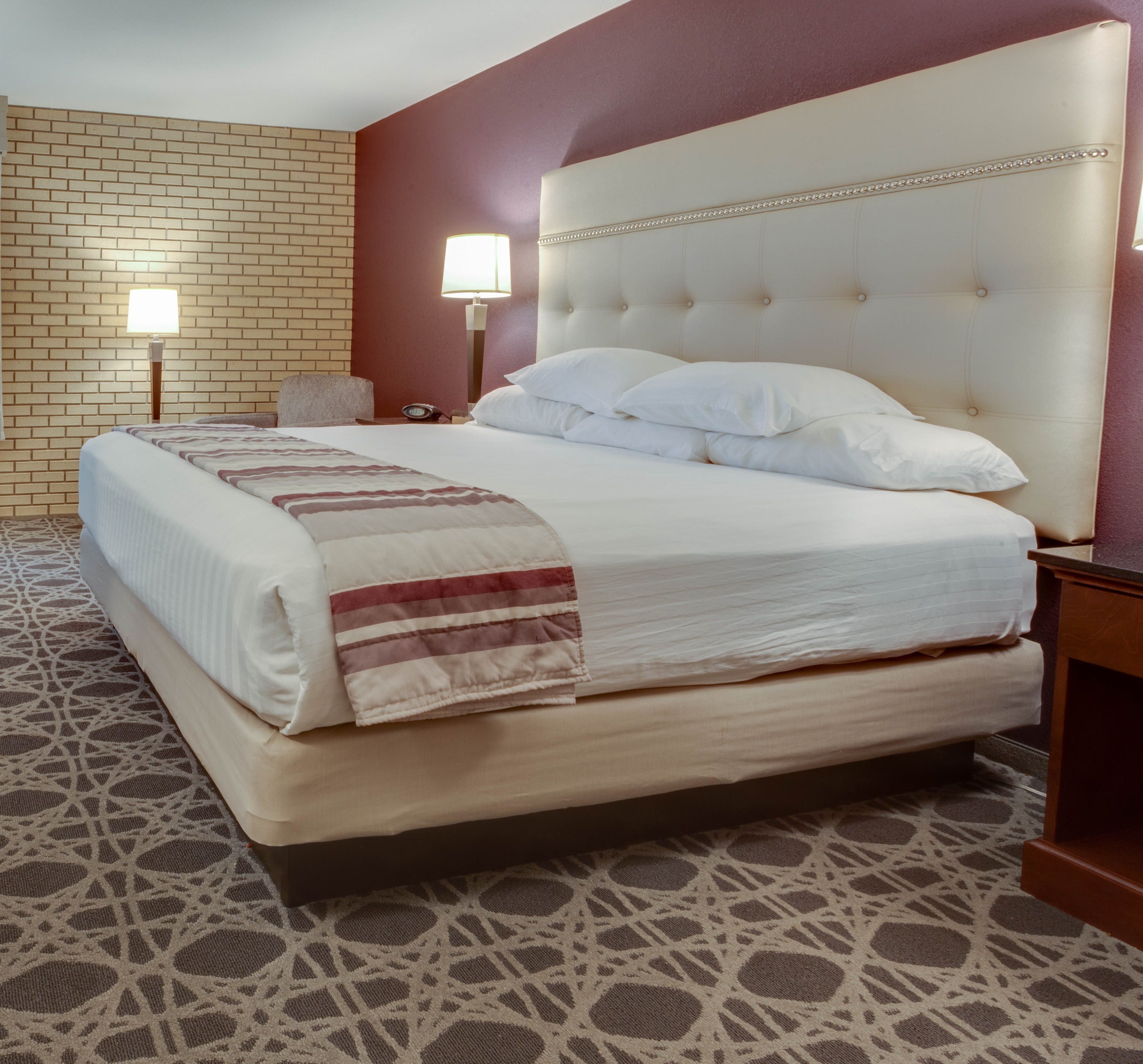 desk, blackout curtains, iron/ironing board, free cots/infant beds