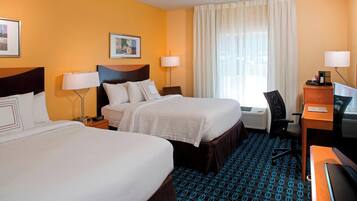 Room, 2 Queen Beds | Desk, iron/ironing board, free WiFi, bed sheets