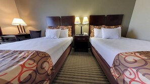 Standard Room, 2 Double Beds, Smoking | In-room safe, iron/ironing board, rollaway beds, free WiFi