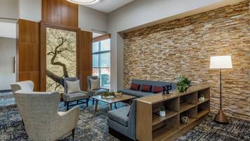 Sitteområde i lobbyen