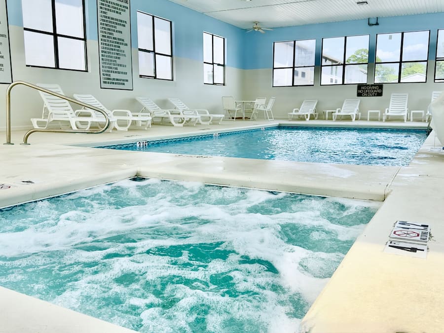 Bain à remous intérieur