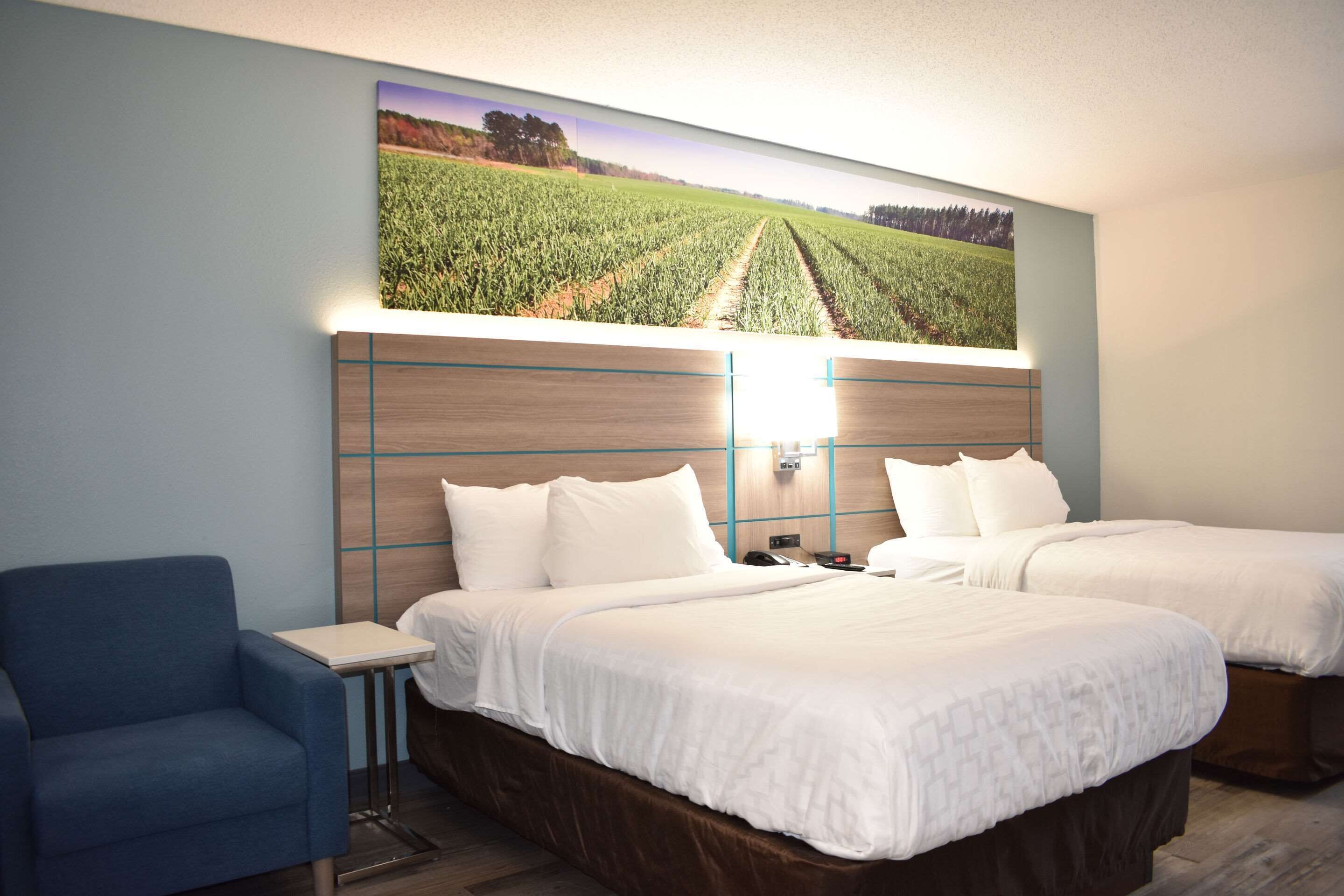 客房, 2 张大床, 无烟房 | 办公桌、熨斗/熨衣板、折叠床/加床（额外收费）、免费 WiFi