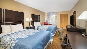 Standard Room, 2 Queen Beds | Premium bedding, desk, blackout drapes, iron/ironing board