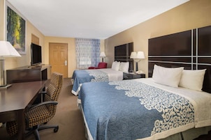 Premium bedding, desk, blackout drapes, iron/ironing board