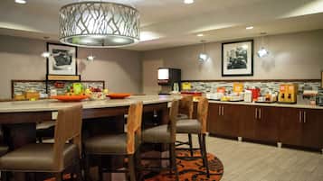 Free daily on-the-go breakfast