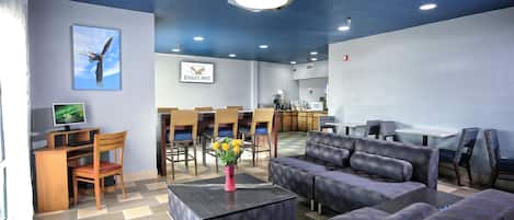 Sitteområde i lobbyen