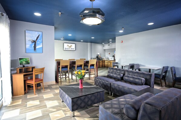 Sala de estar en el lobby