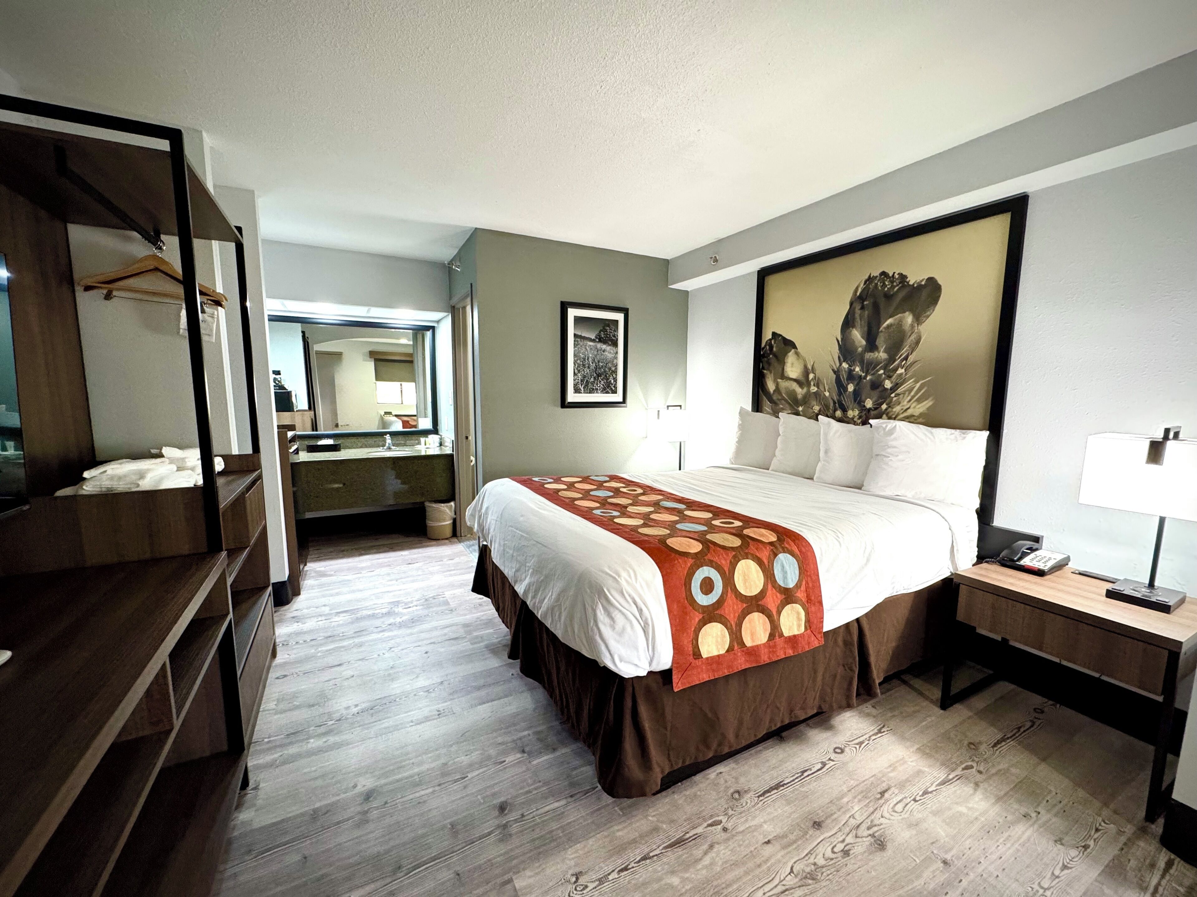 Room, 1 Queen Bed, Non Smoking | Premium bedding, pillowtop beds, in-room safe, desk