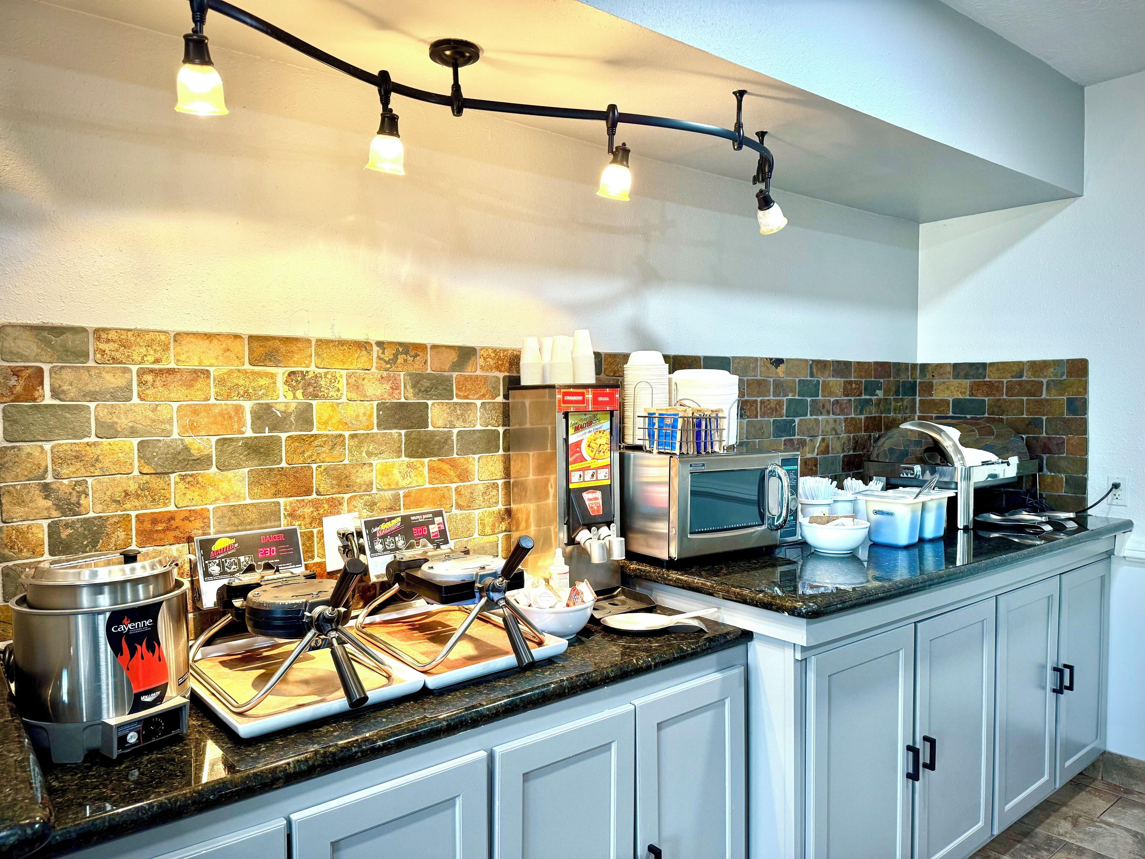 Free daily on-the-go breakfast