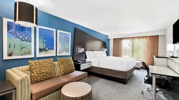 Standard Room, 1 King Bed with Sofa bed | Pillowtop beds, desk, blackout drapes, soundproofing