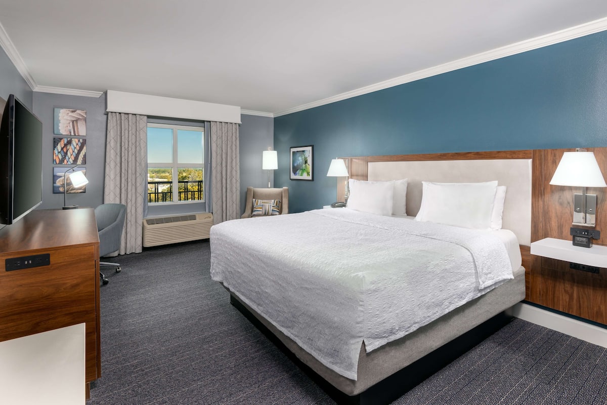 Desk, blackout curtains, iron/ironing board, free cots/infant beds