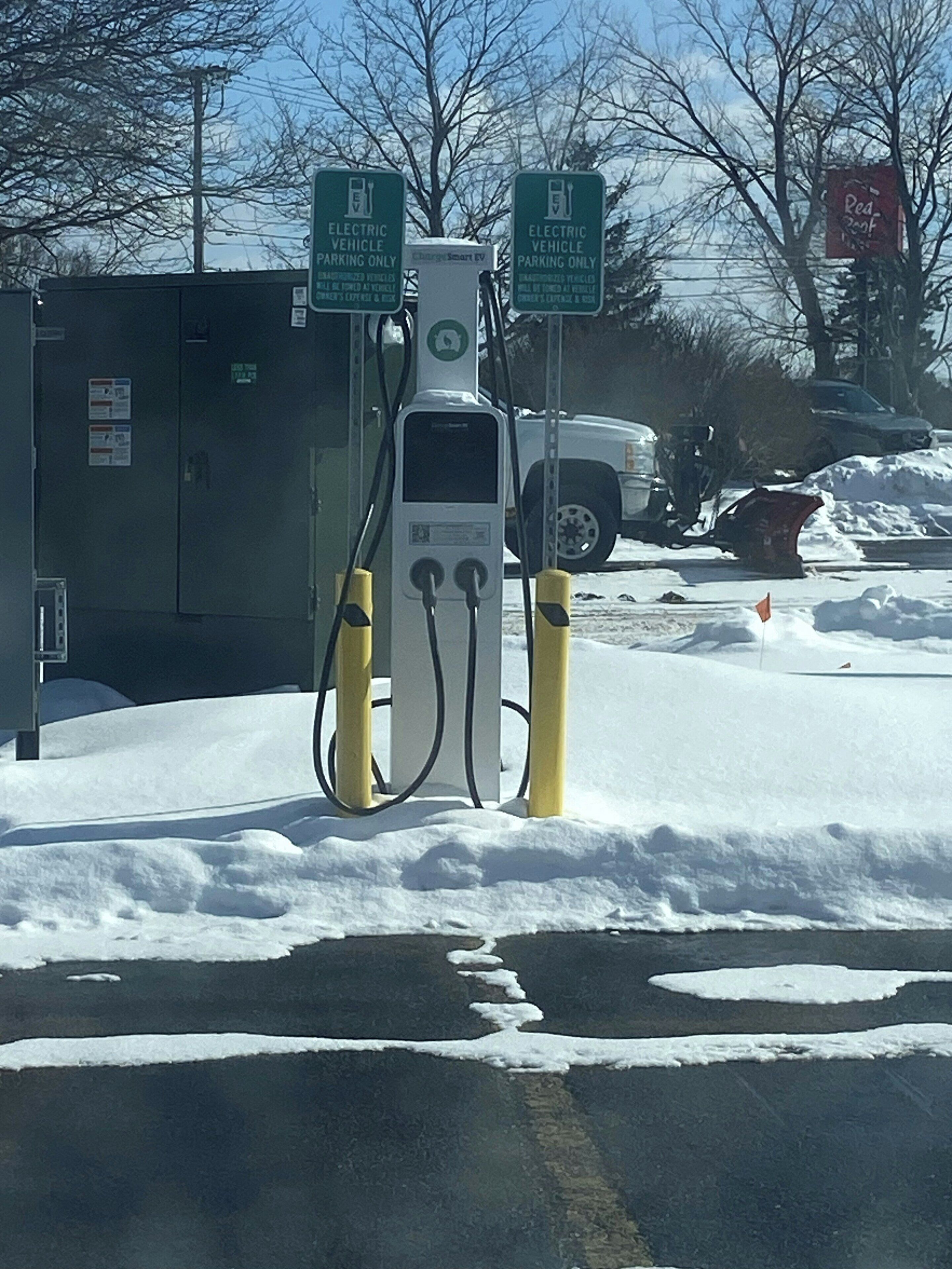 Electric vehicle-charging station