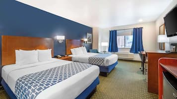Standard Room, 2 Queen Beds, Non Smoking, Refrigerator & Microwave