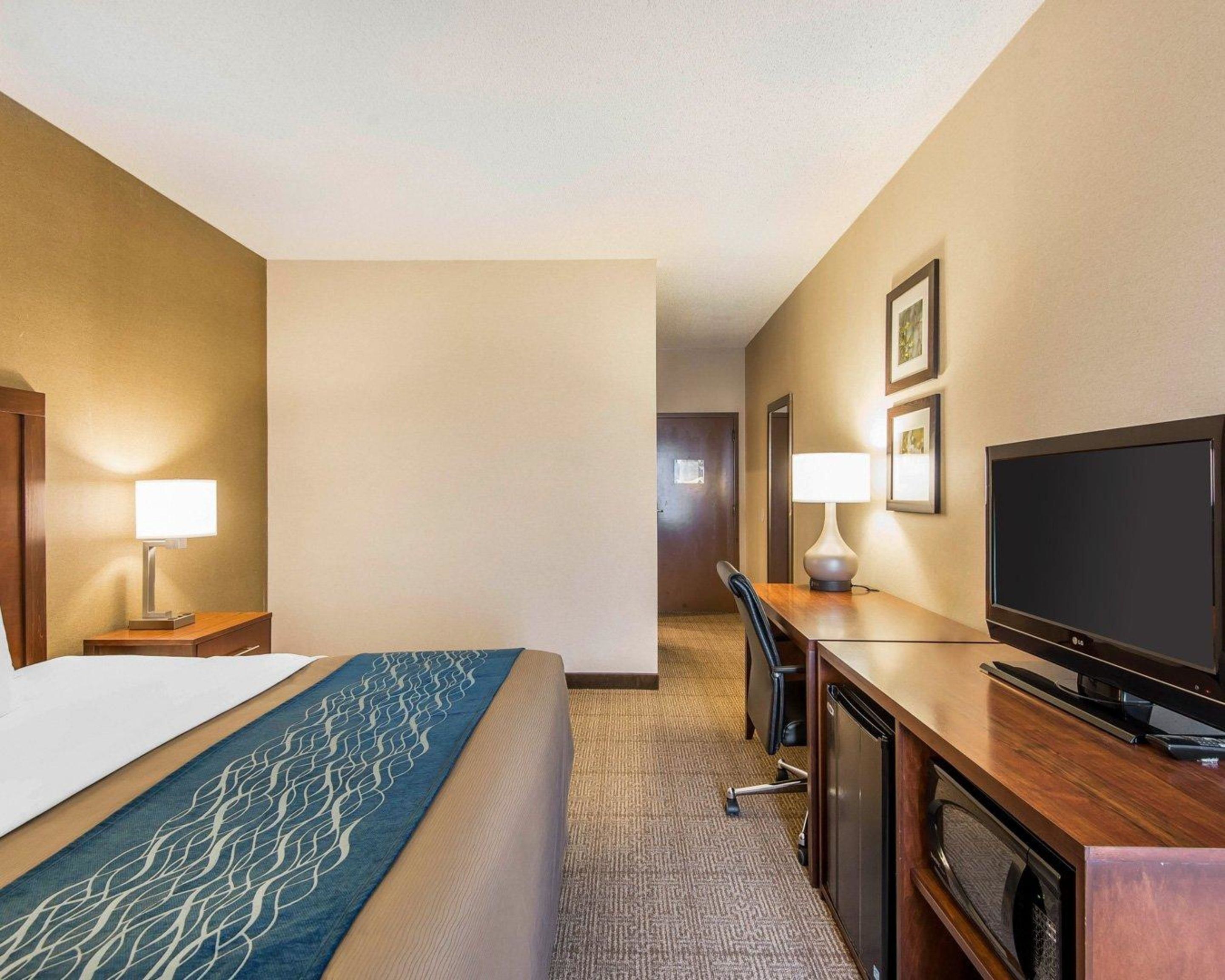 in-room safe, desk, blackout curtains, iron/ironing board