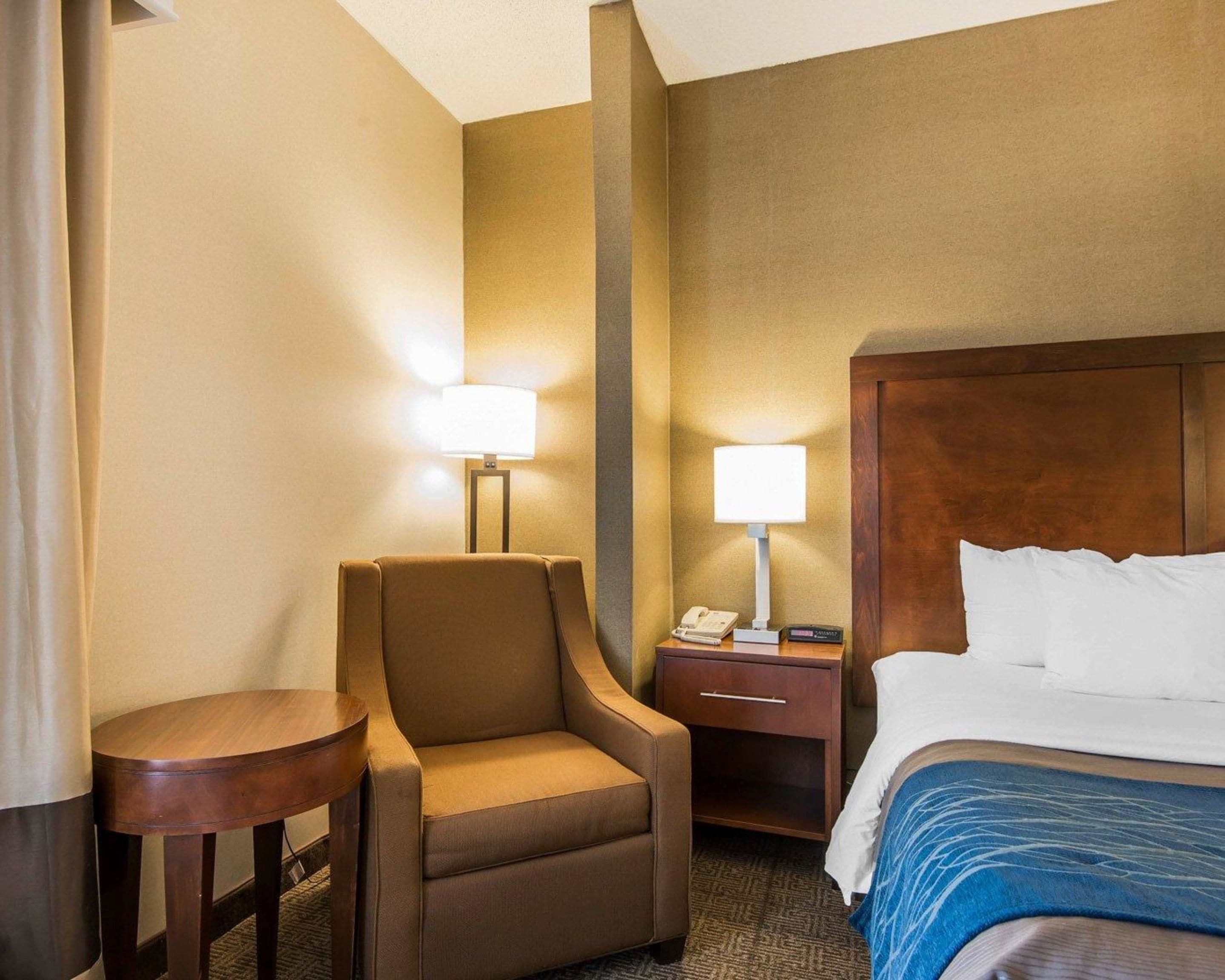 in-room safe, desk, blackout curtains, iron/ironing board