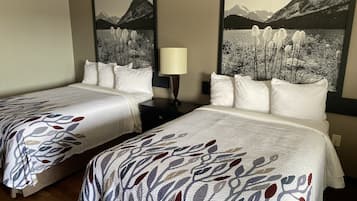 Escritorio, wifi gratis y ropa de cama