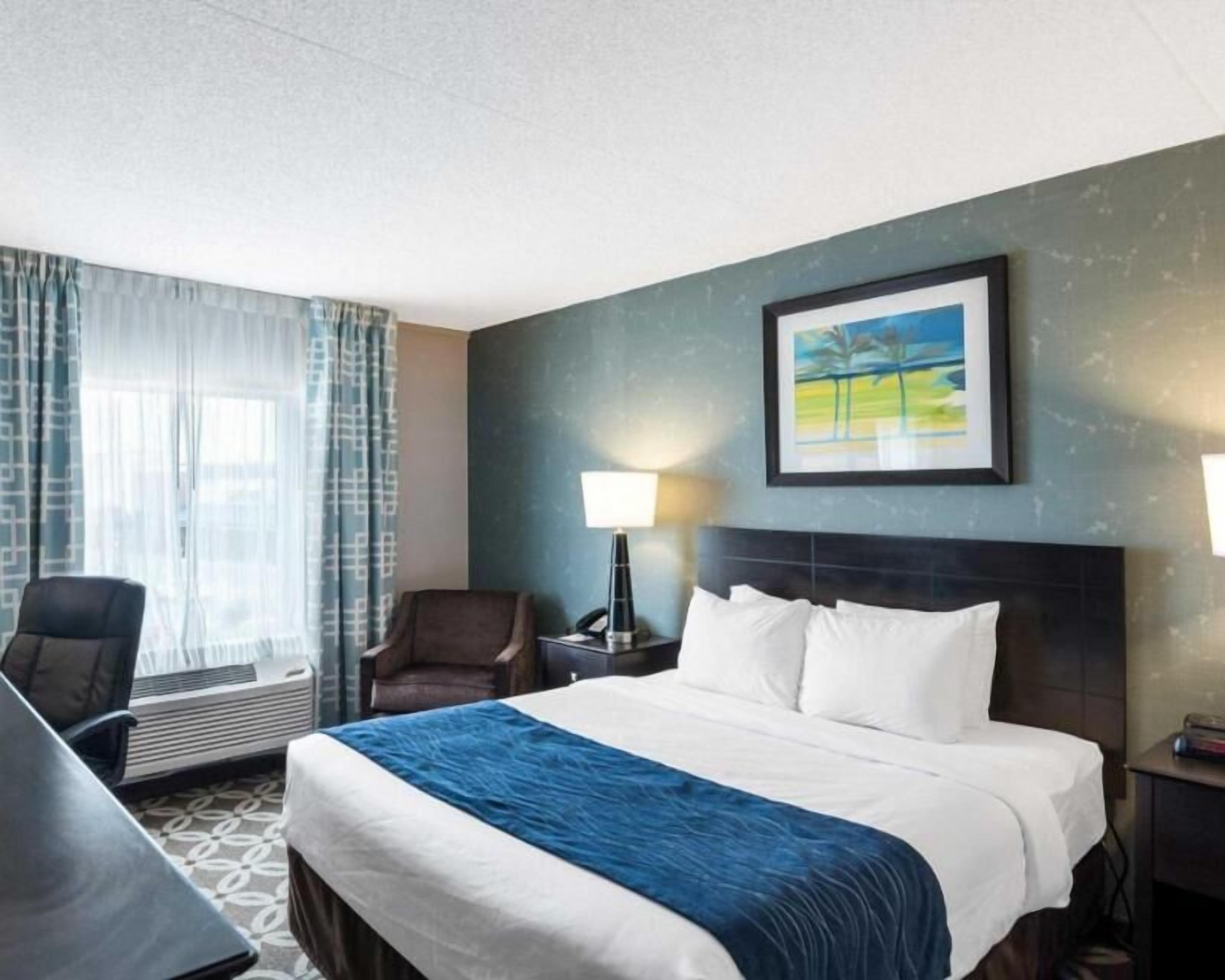 Premium bedding, in-room safe, desk, laptop workspace