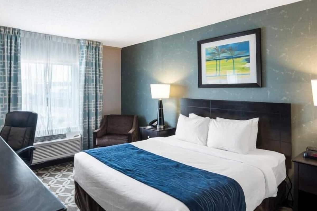 Premium bedding, in-room safe, desk, laptop workspace