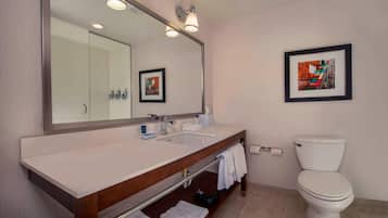Free toiletries, hair dryer, towels, soap