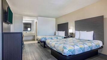 Desk, iron/ironing board, free WiFi, bed sheets