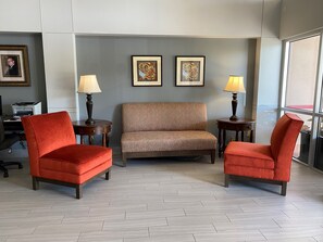 Lobby sitting area