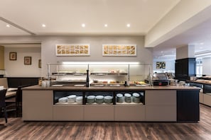 Daily buffet breakfast for a fee