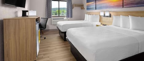 Dubbelrum - 2 dubbelsängar | Skrivbord, gratis barnsängar, extrasängar och gratis wi-fi