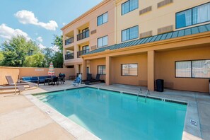 Seasonal outdoor pool