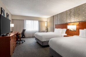 Room, 2 Double Beds | Premium bedding, desk, iron/ironing board, cribs/infant beds - Courtyard By Marriott Tupelo (Tupelo)