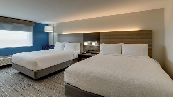 Standard Room, 2 Queen Beds | Pillow-top beds, in-room safe, desk, laptop workspace