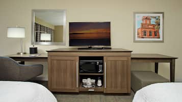 Iron/ironing board, free WiFi, bed sheets, alarm clocks