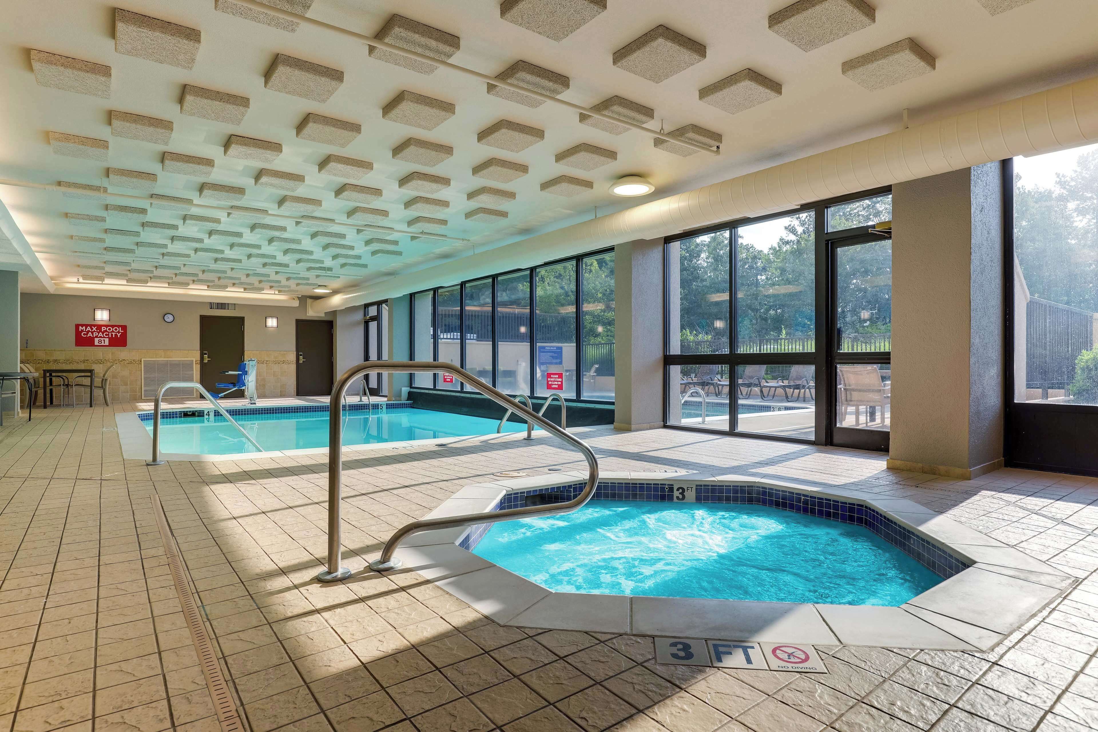 Indoor pool, outdoor pool