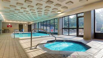 Indoor pool, outdoor pool