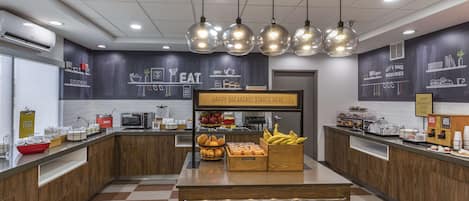 Free daily on-the-go breakfast
