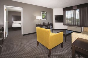 Suite, 2 Double Beds, Non Smoking | Premium bedding, desk, laptop workspace, blackout curtains
