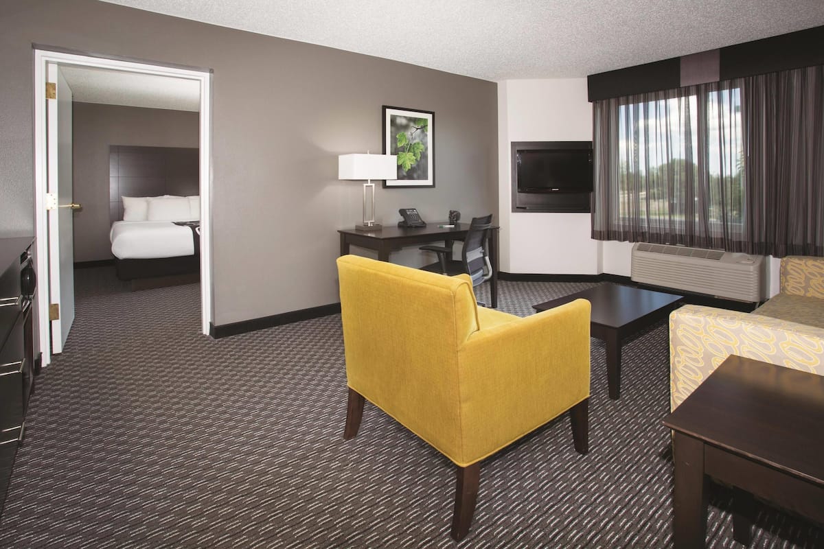 Suite, 2 Double Beds, Non Smoking | Premium bedding, desk, laptop workspace, blackout drapes