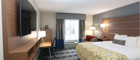 Pillow-top beds, in-room safe, desk, laptop workspace