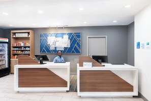 Check-in/check-out kiosk