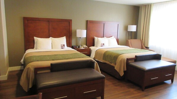 Standard Room, 2 Queen Beds, Non Smoking | Iron/ironing board, cribs/infant beds, rollaway beds, free WiFi