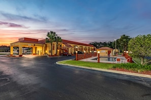 Front of property - evening/night