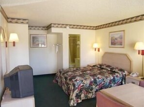 Habitación Confort, 1 cama de matrimonio, no fumadores, frigorífico y microondas | 1 dormitorio, ropa de cama de alta calidad, escritorio
