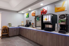 Café da manhã com buffet grátis