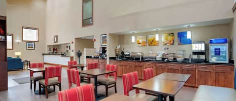 Free daily full breakfast