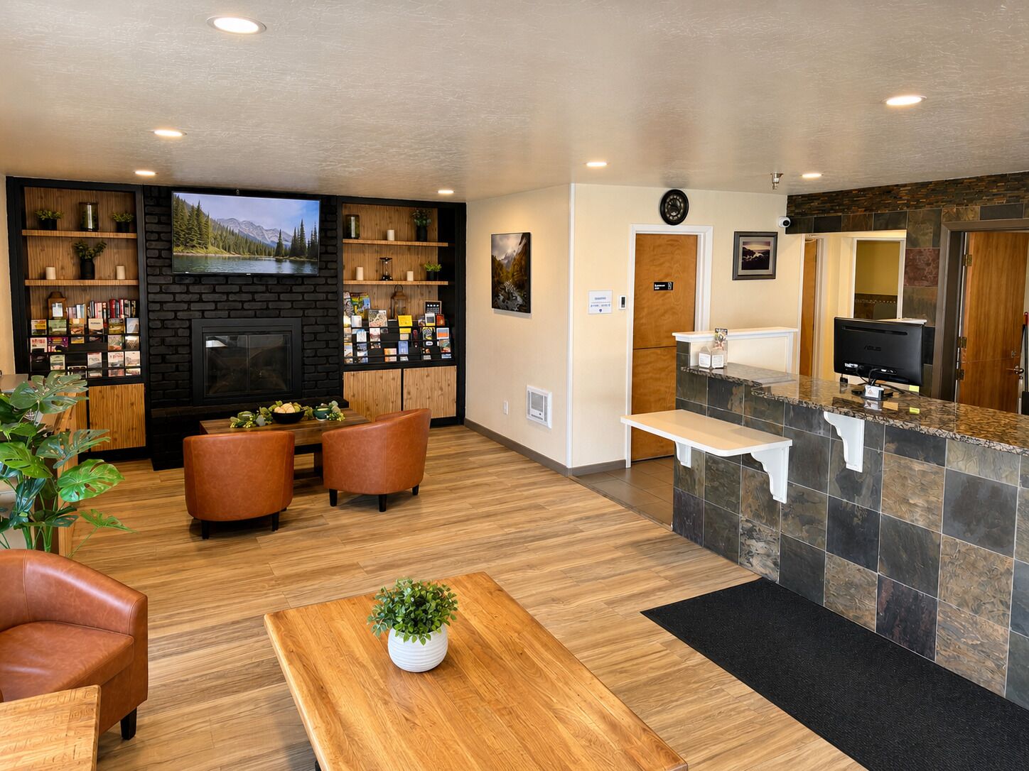 Sala de estar en el lobby