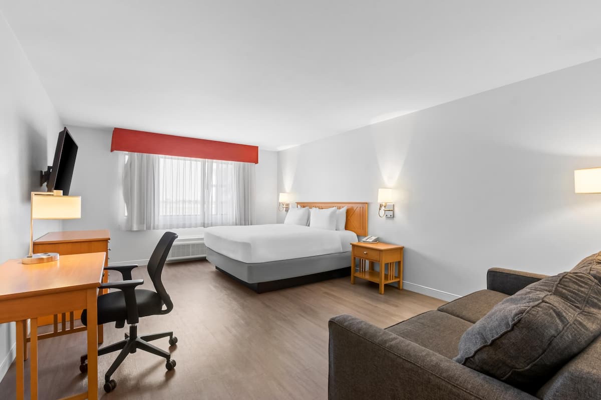 Executive-Zimmer, 1 King-Bett | Schreibtisch, laptopgeeigneter Arbeitsplatz, Bügeleisen/Bügelbrett