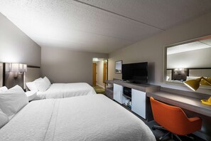 Room, 2 Queen Beds, Non Smoking | In-room safe, desk, iron/ironing board, free cots/infant beds